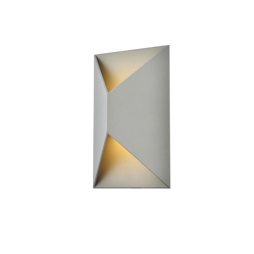 Raine Integrated LED wall sconce  in silver