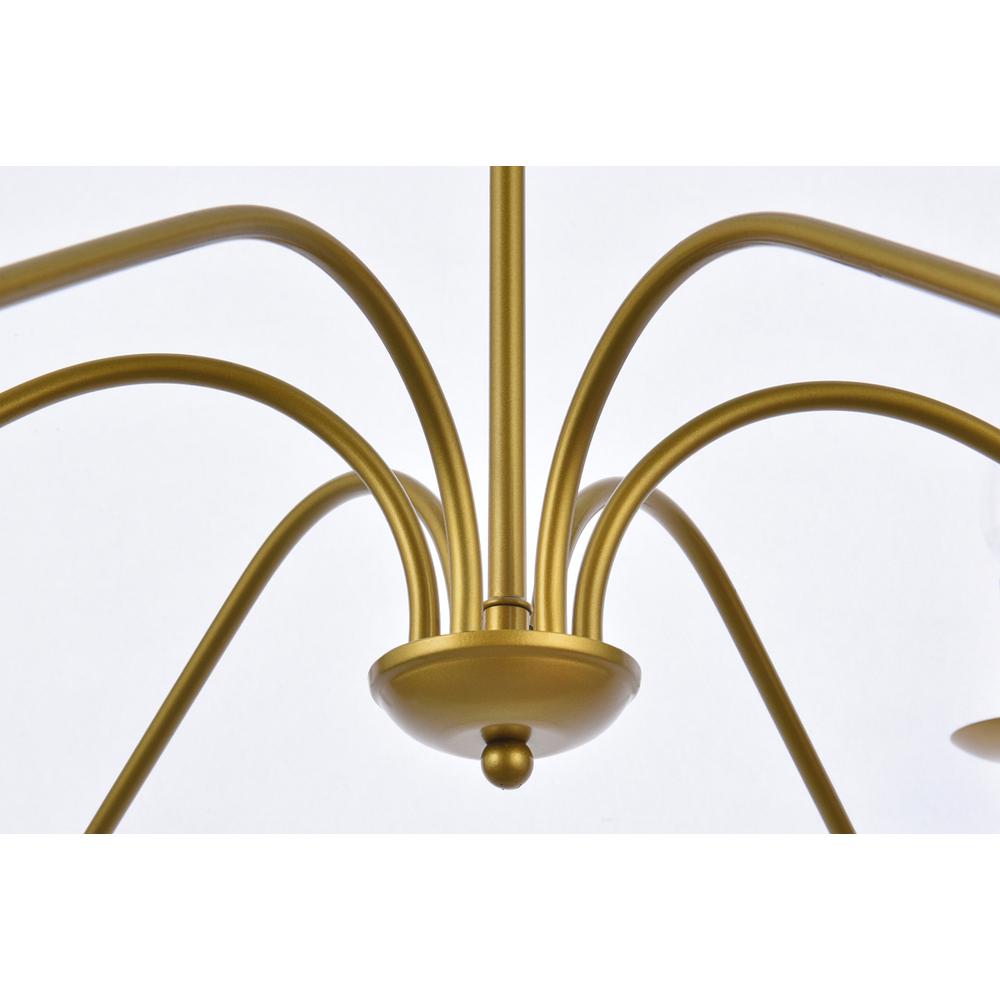 Rohan 42 inch chandelier in brass