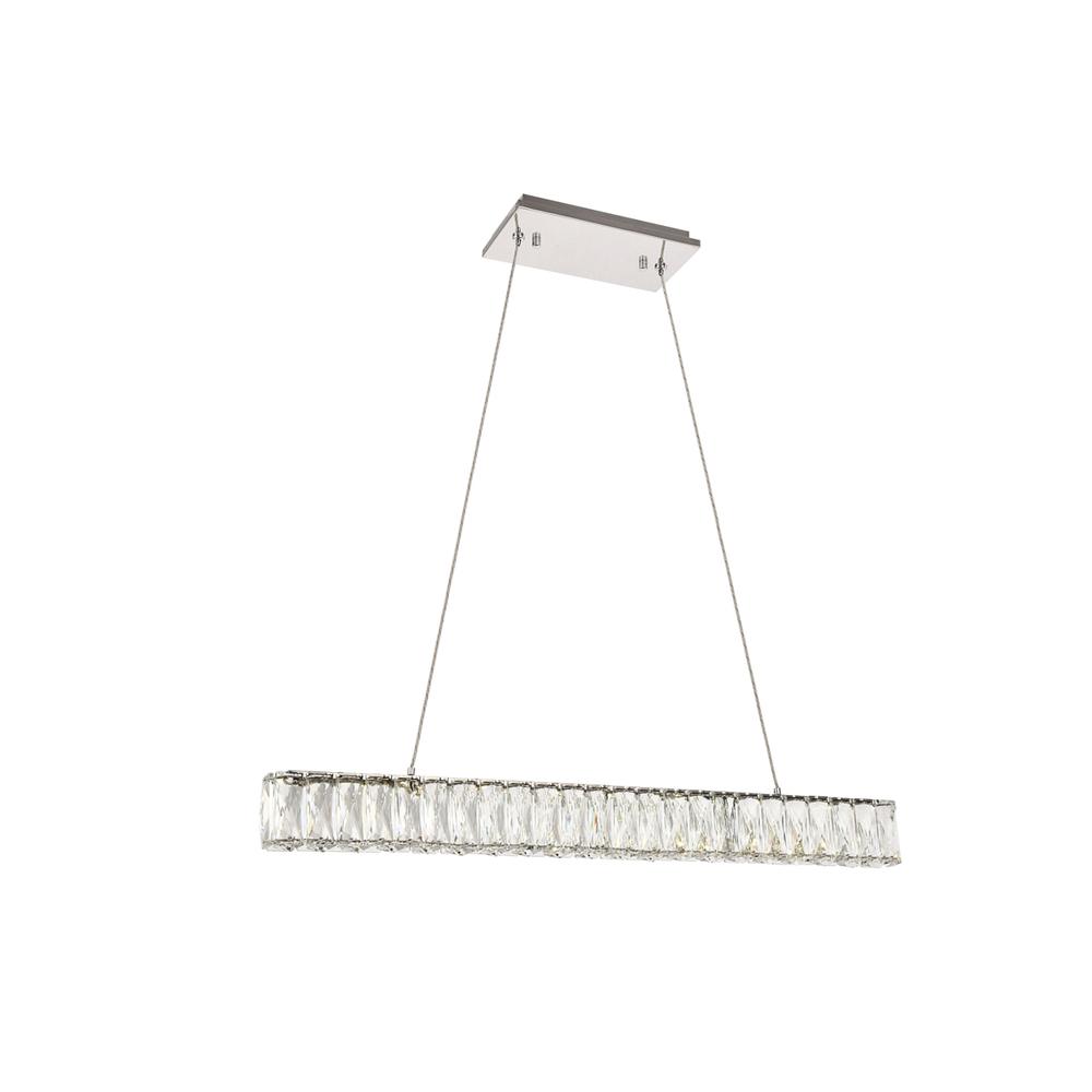 Monroe Integrated LED chip light Chrome Chandelier Clear Royal Cut Crystal