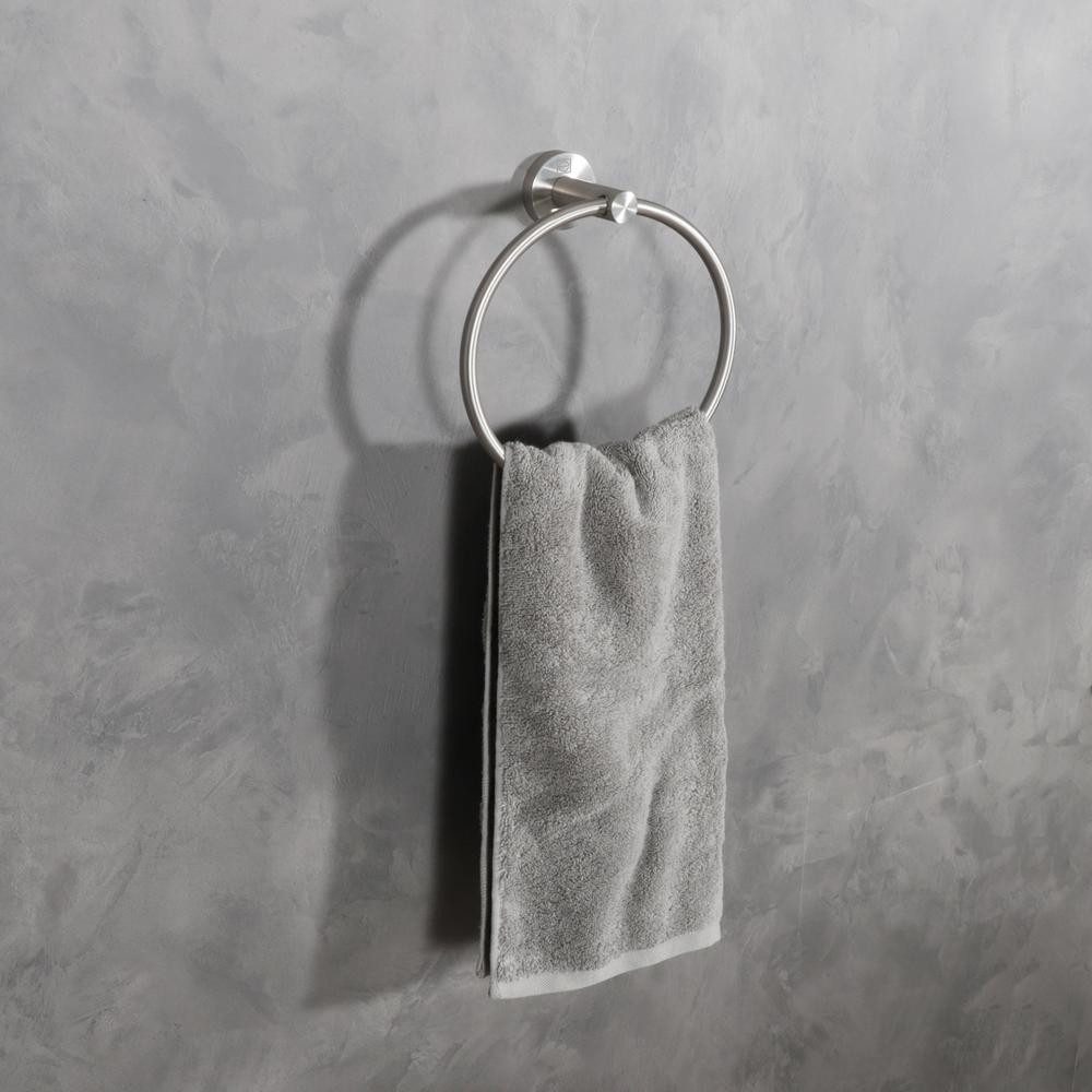 Alma 3-Piece Bathroom Hardware Set in Brushed Nickel