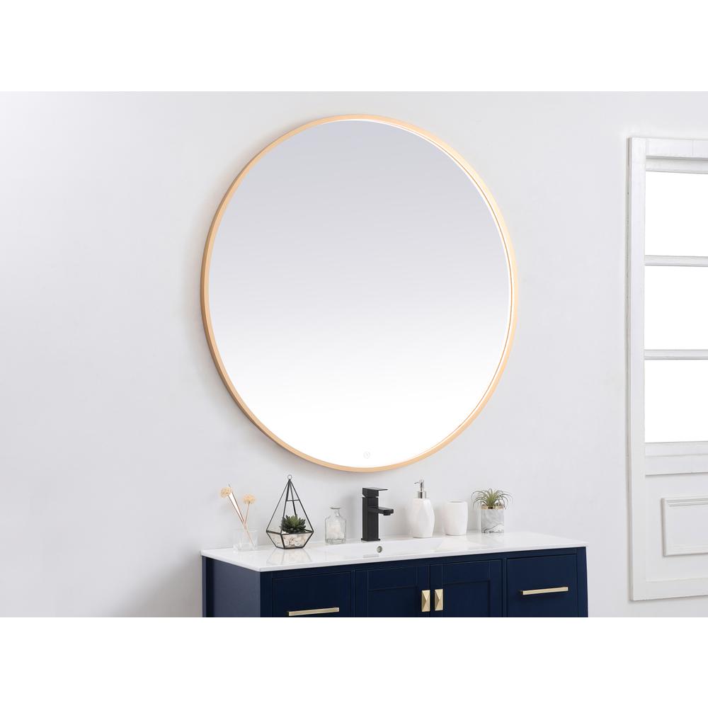 Pier 48 inch LED mirror with adjustable color temperature
