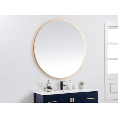 Pier 48 inch LED mirror with adjustable color temperature