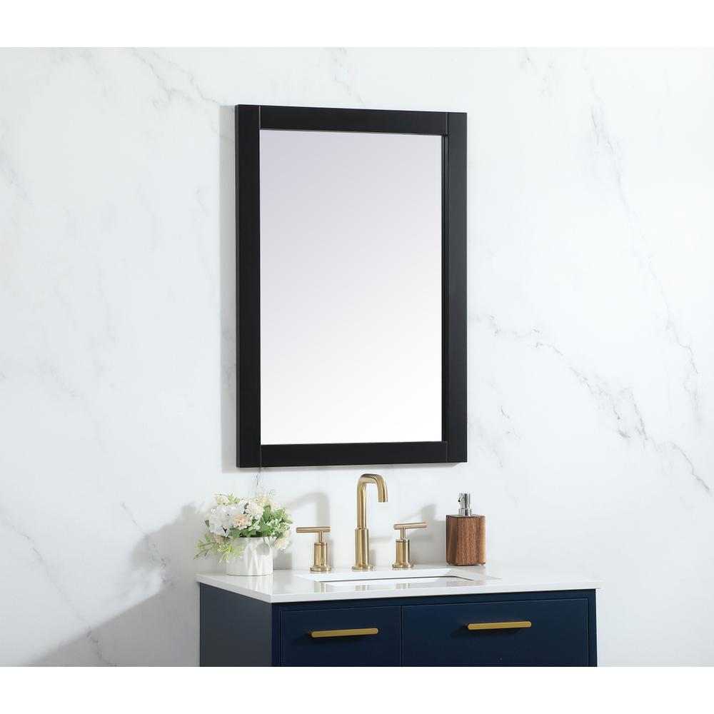 Cole vanity mirror 22 x 32 inch in black