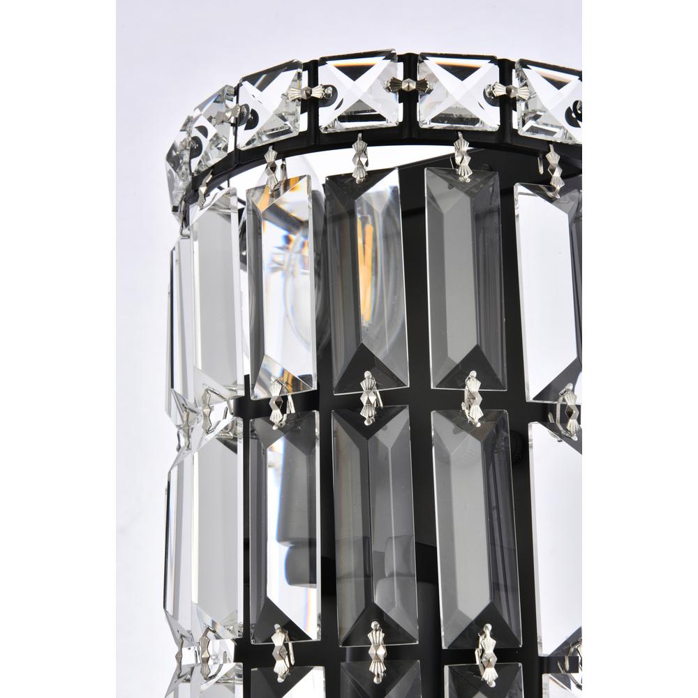 Maxime 6 Inch Black Wall Sconce