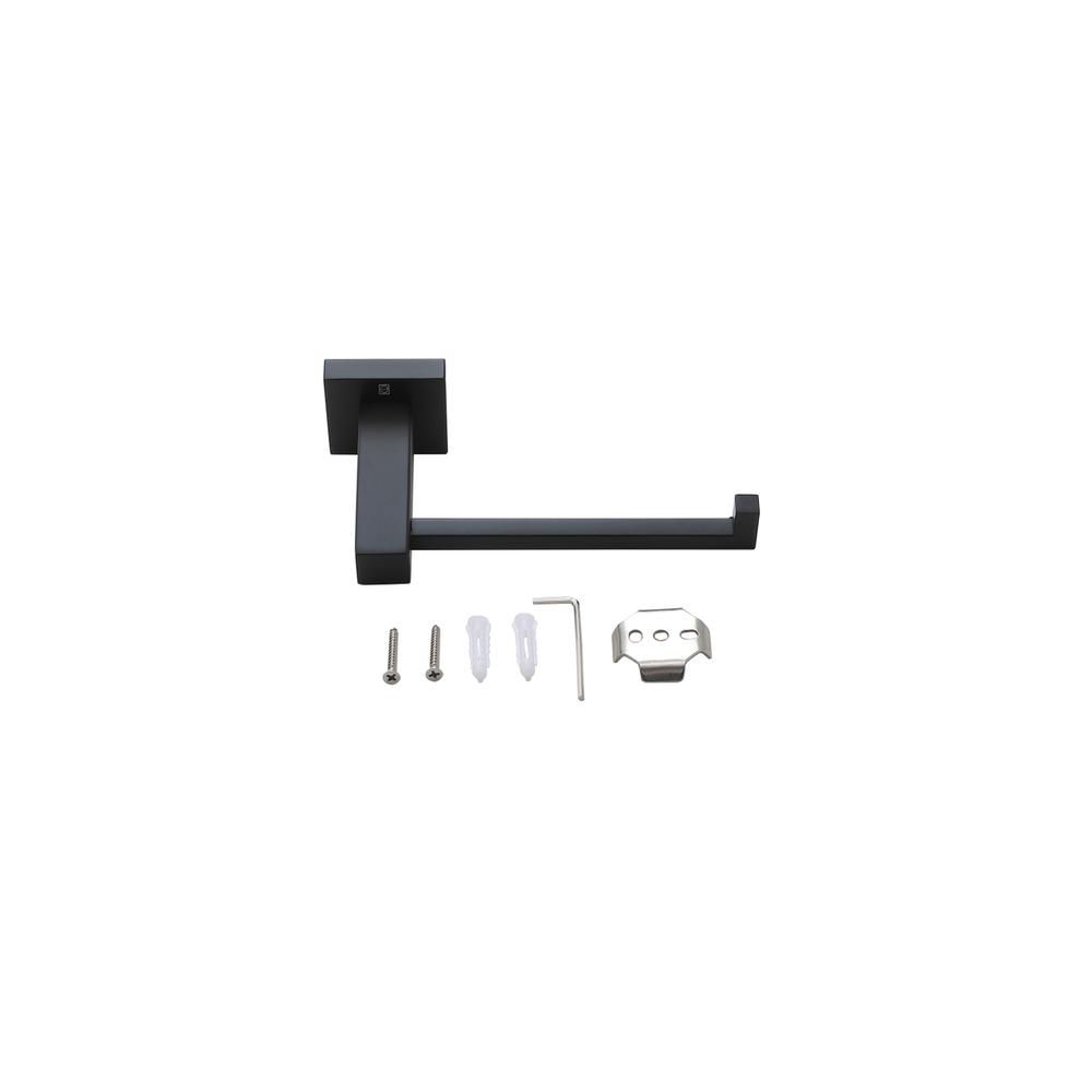 Isla 2-Piece Bathroom Hardware Set in Matte Black