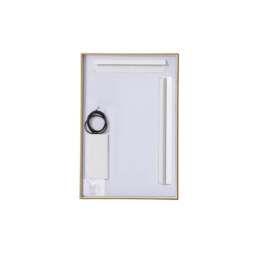Pier 27x40 inch LED mirror with adjustable color temperature