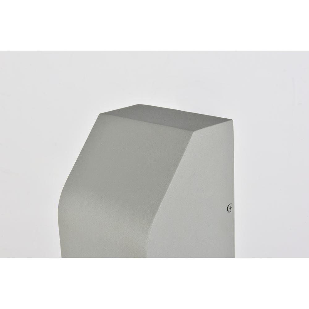 Raine Integrated LED wall sconce in silver