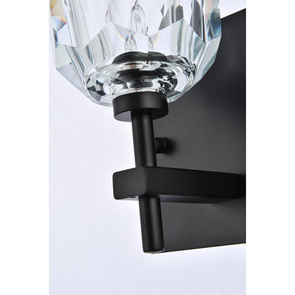 Graham 1 Light Wall Sconce in Black