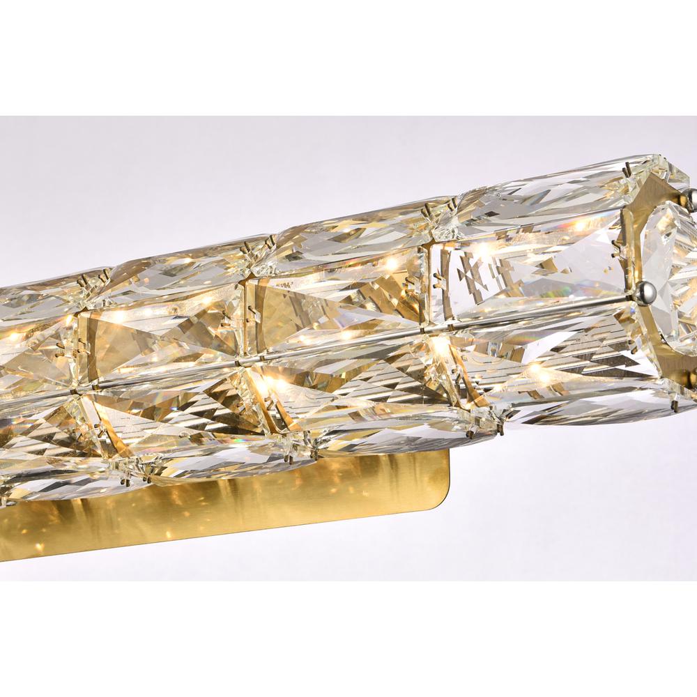 Valetta 30 inch LED linear wall sconce in gold