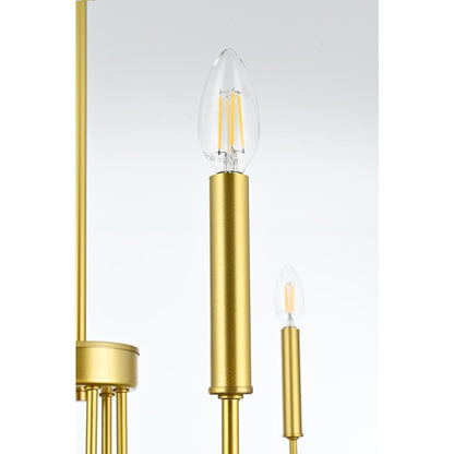 Willa 26 inch Pendant Light in Brass