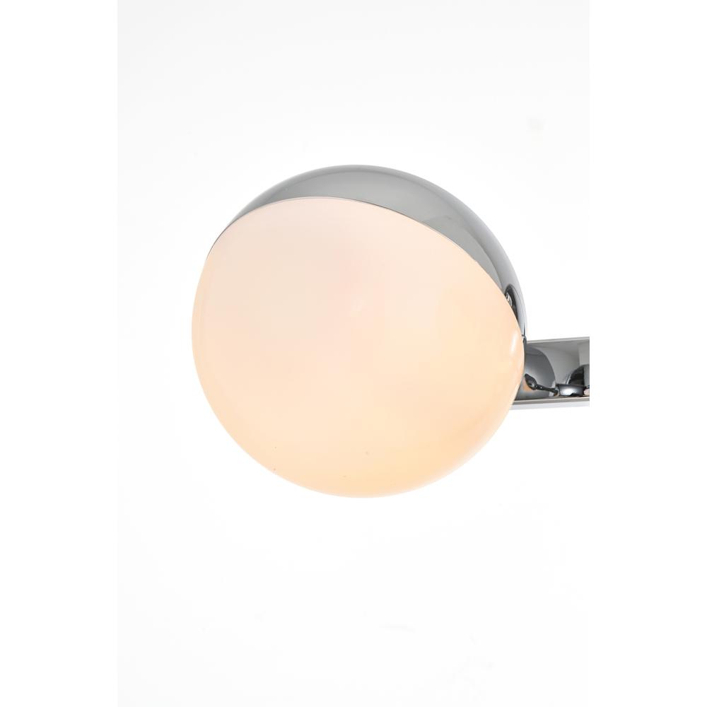 Majesty 3 light Chrome and frosted white Bath Sconce
