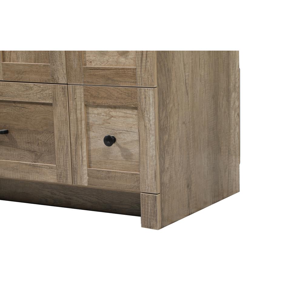 32 inch Single bathroom vanity in natural oak with backsplash