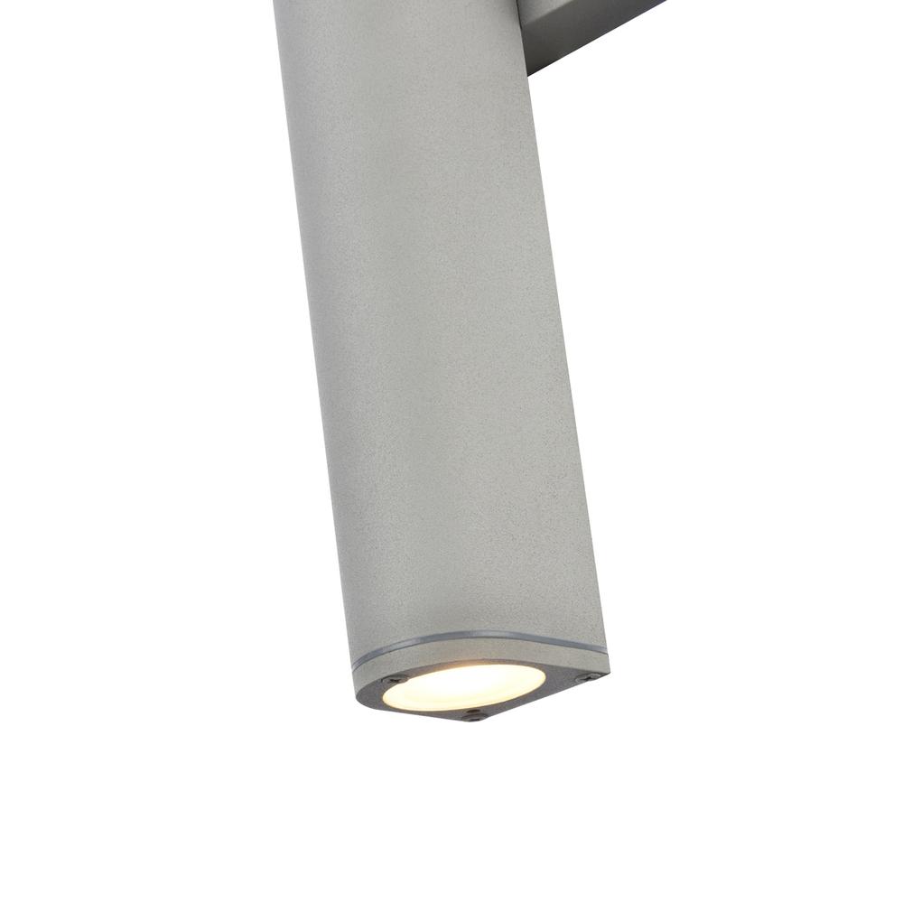Raine Integrated LED wall sconce in silver