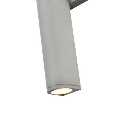 Raine Integrated LED wall sconce in silver