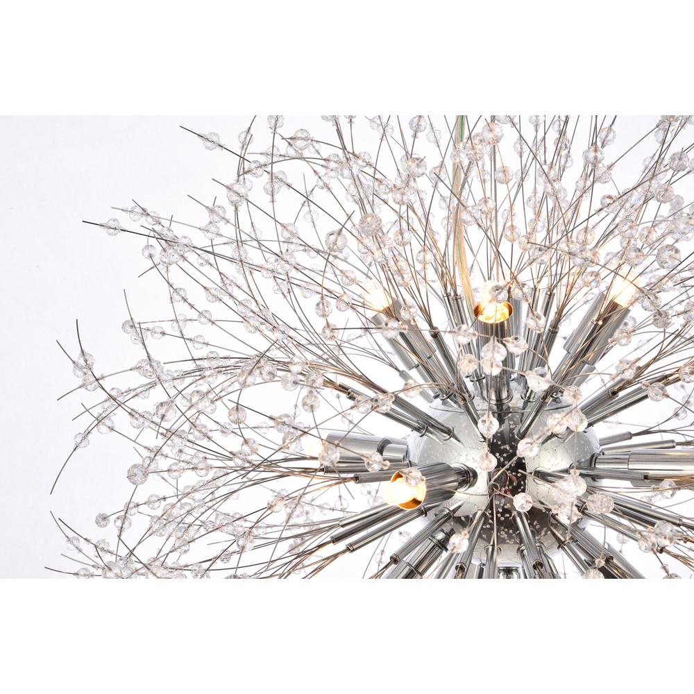 Solace 12 lights Chrome pendant