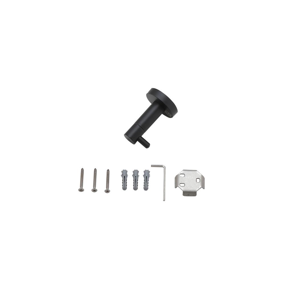 Freya 4-Piece Bathroom Hardware Set in Matte Black