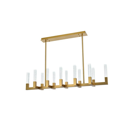 Noemi 54 inch Adjustable LED Pendant in Satin Gold