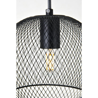 Keller 1 Light Black Pendant