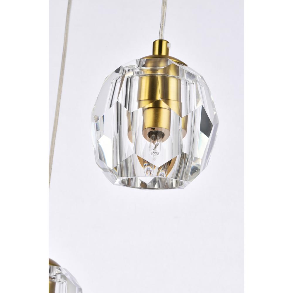 Eren 3 lights Gold pendant