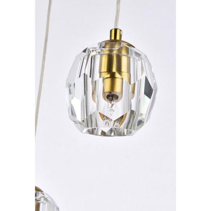 Eren 3 lights Gold pendant