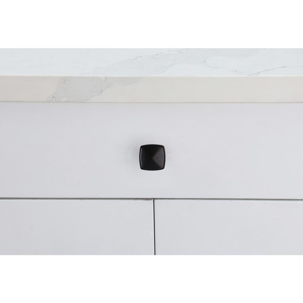 Marcel 1.2" Matte Black Square Knob Multipack (Set of 10)