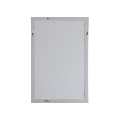Aqua rectangle vanity mirror 24 inch in Grey