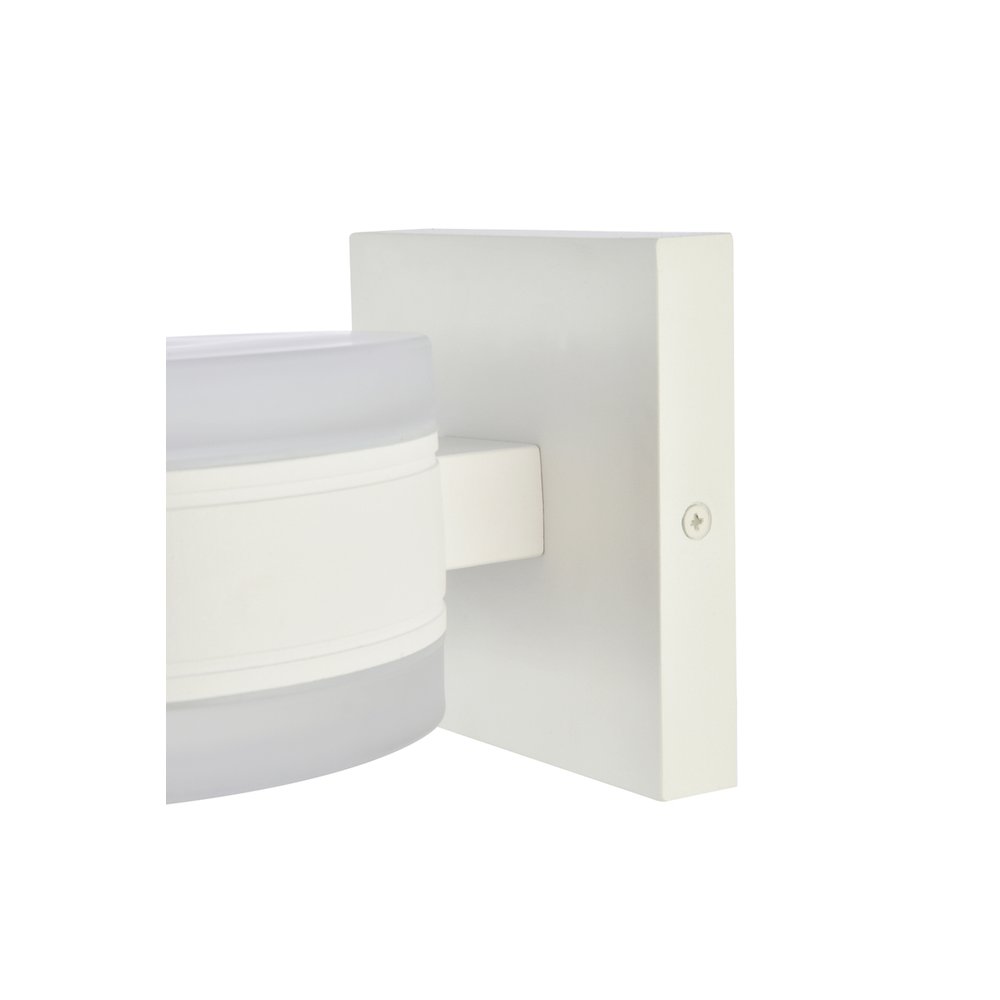 Raine Integrated Led Wall Sconce In White