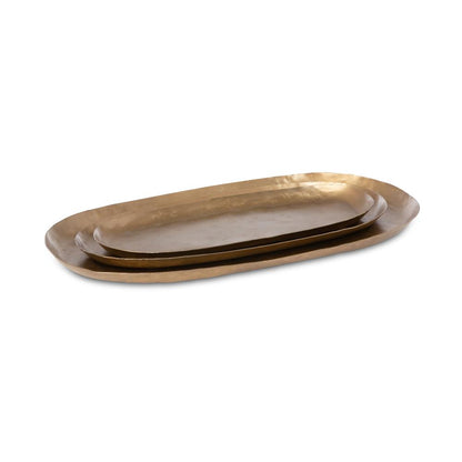 Antique Gold Iron Trays
