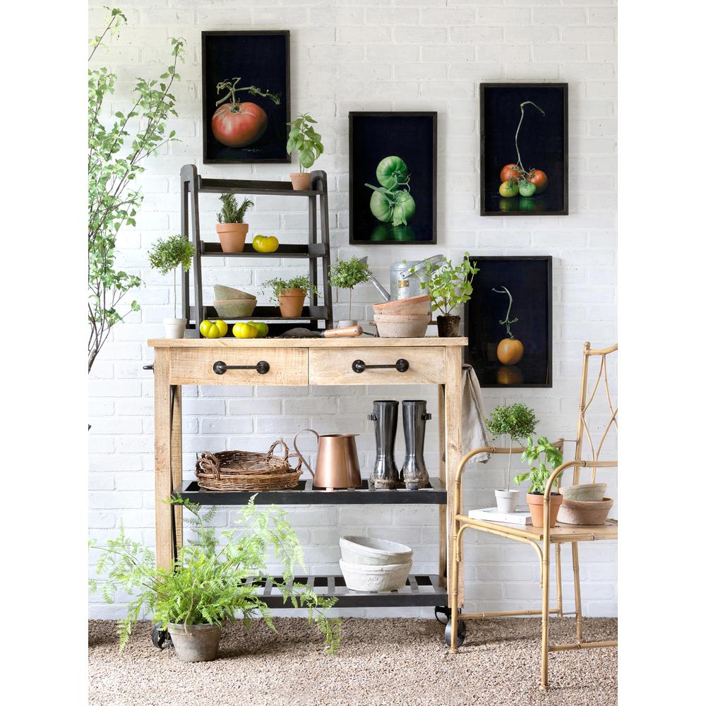 Garden Potting Cart Island