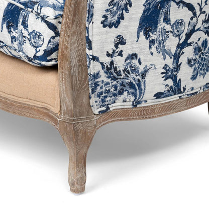 Bluebird Toile Settee