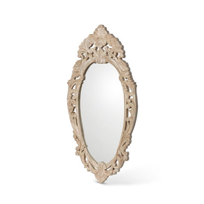 Auvergne Hand Carved Wood Mirror