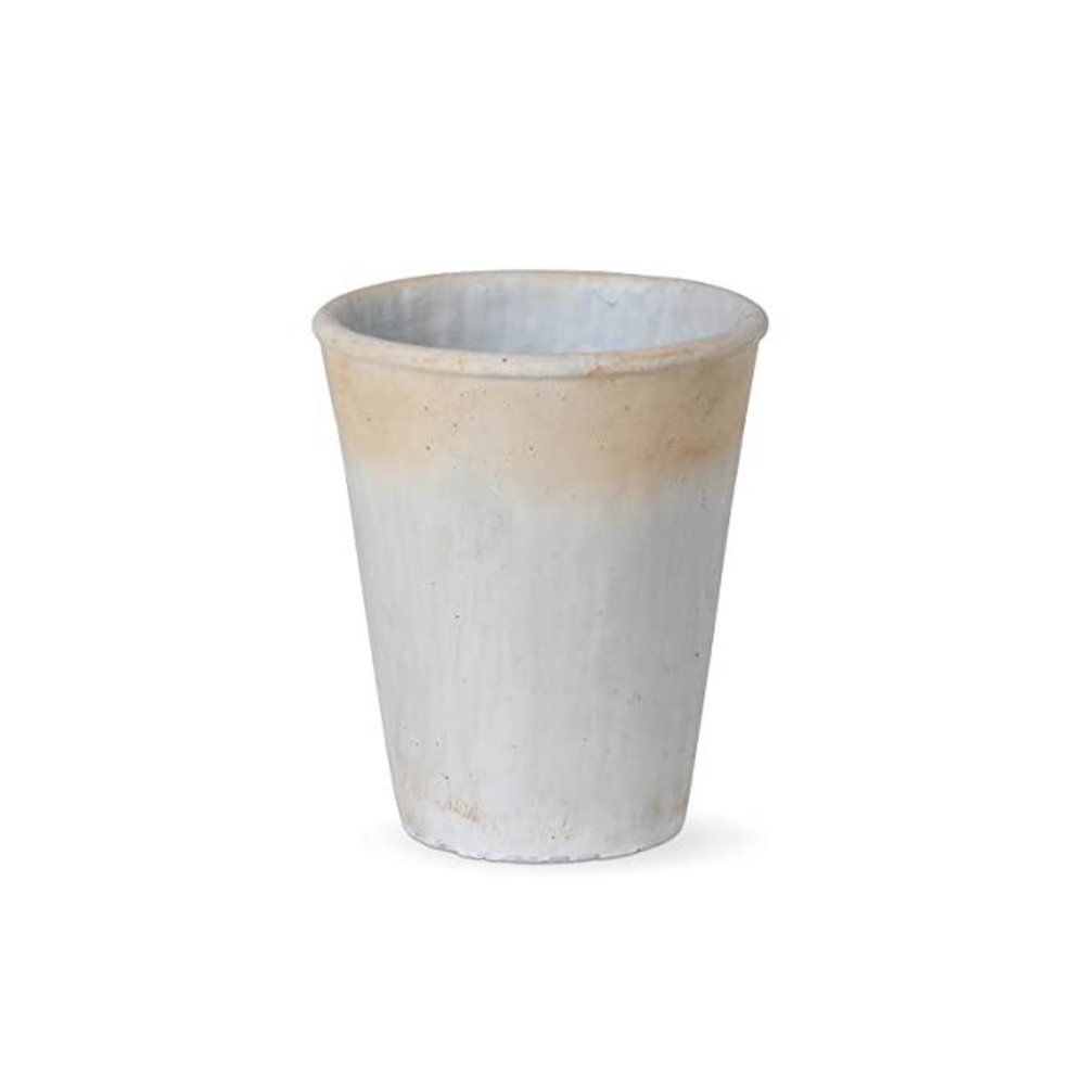 Distressed Concrete Tall Planter Medium