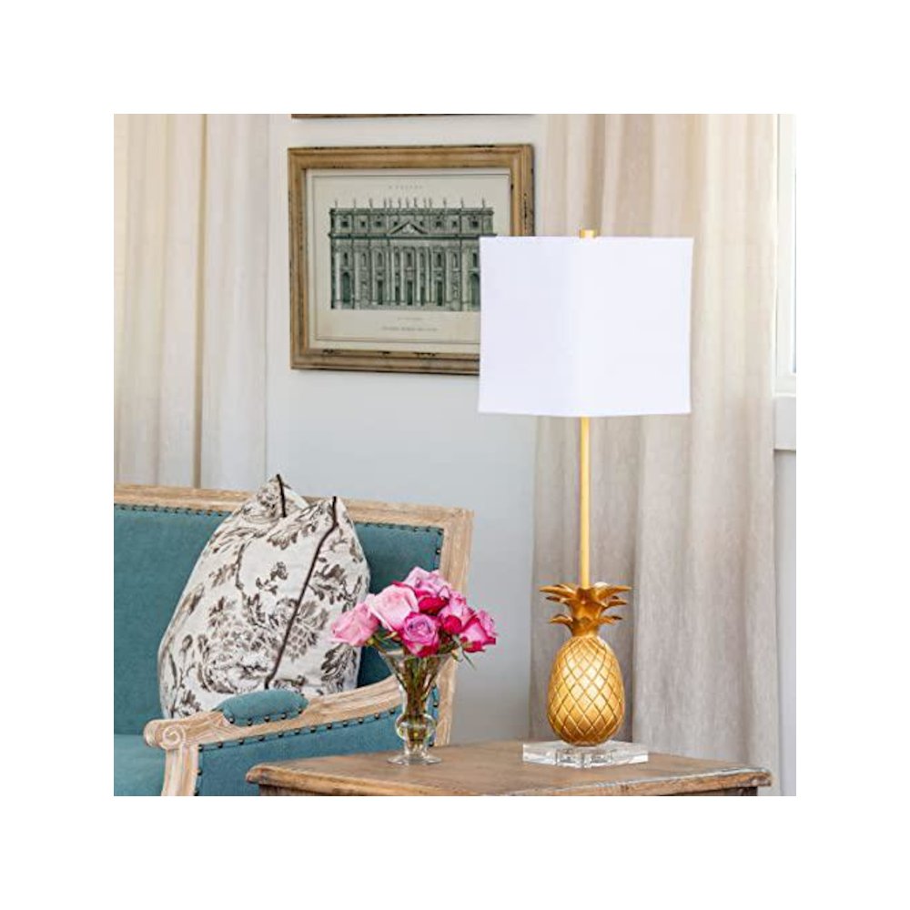 Golden Pineapple Buffet Lamp