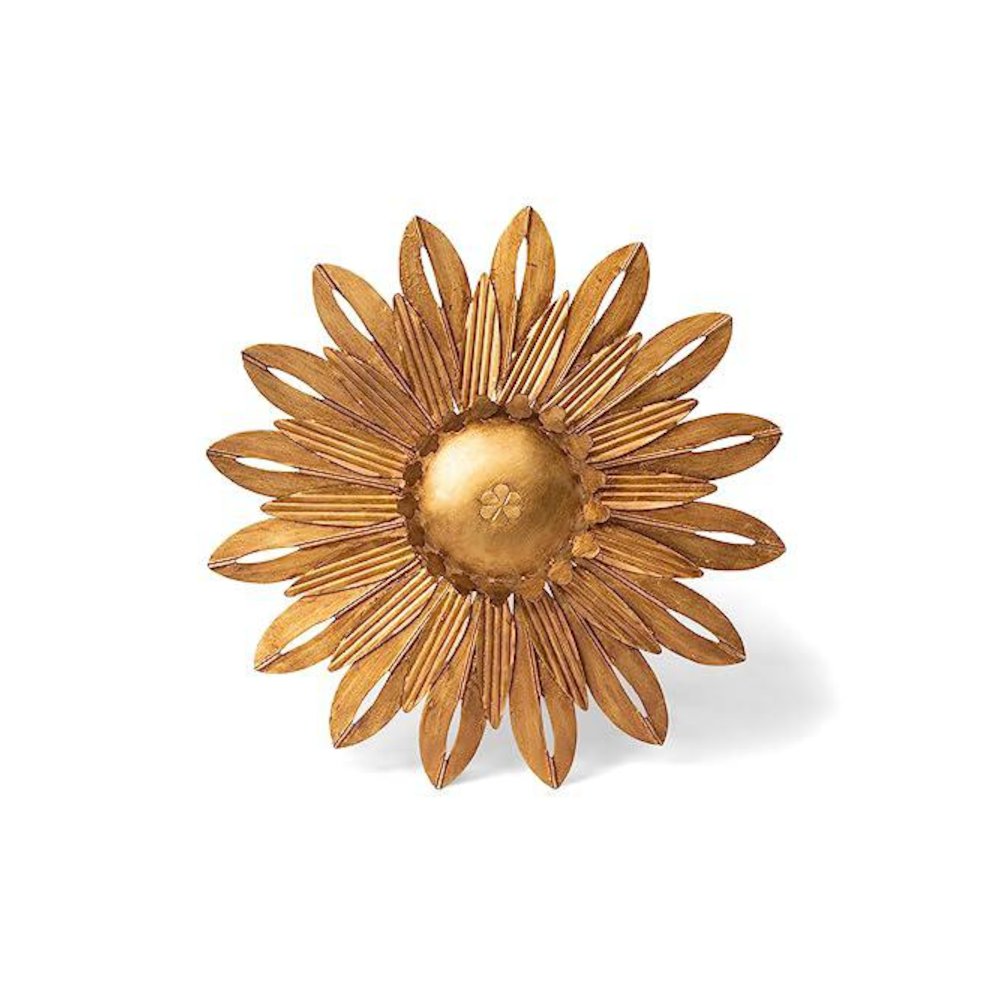 Aged Copper Wall Sunflower, Large