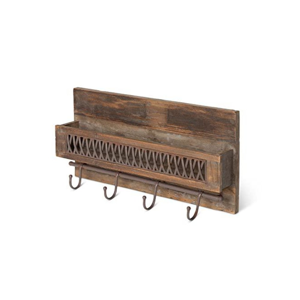 Iron Lattice Shelf Rack