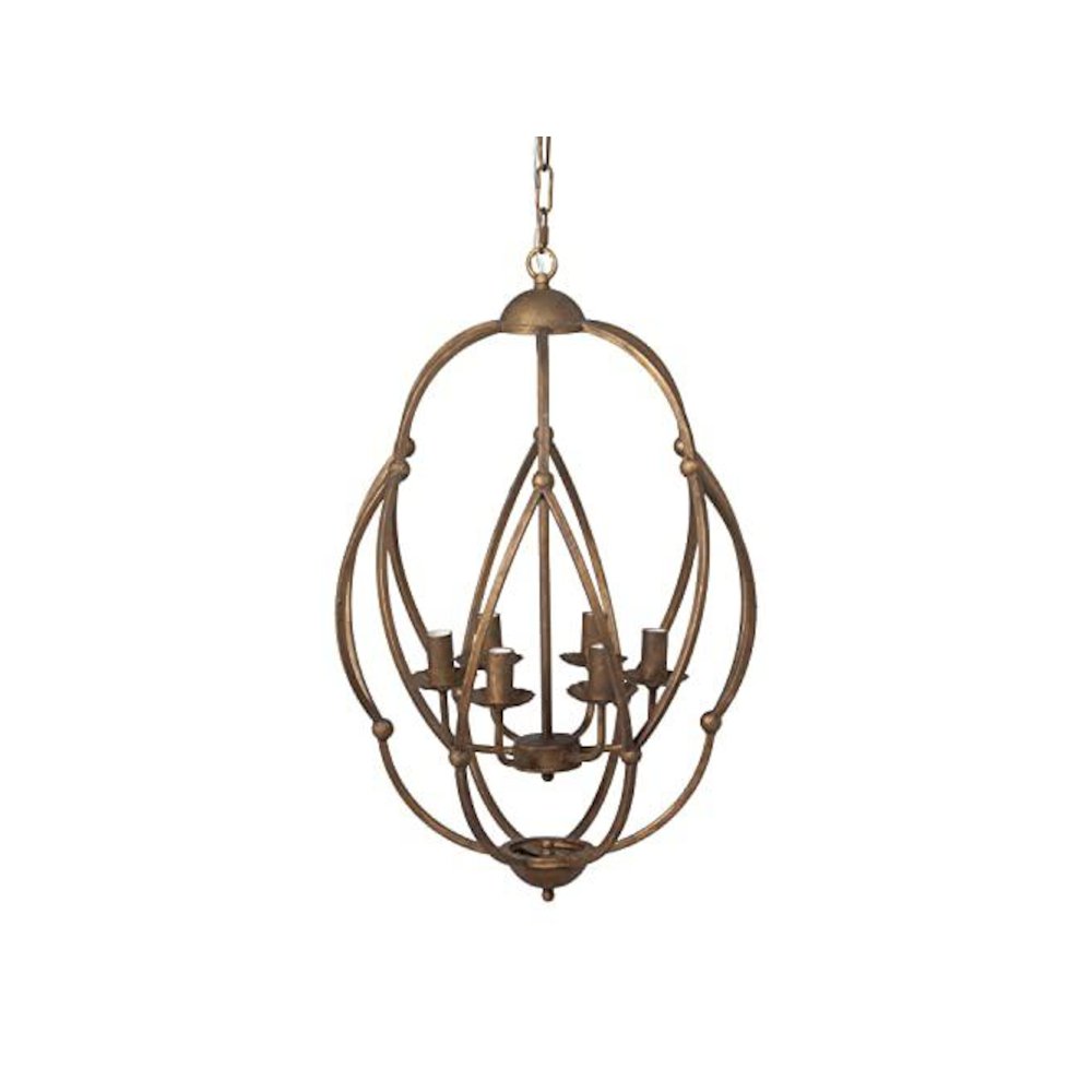 Raleigh Bronze Chandelier