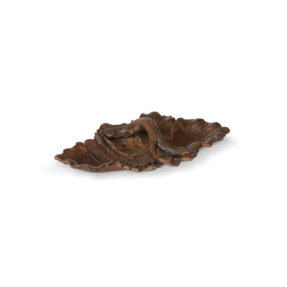 Cast Aluminum Grape Leaf Basket Small