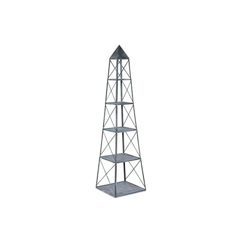 Stackable Galvanized Obelisk