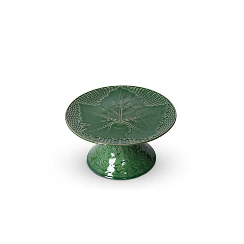 Green Glazed Cake Stand Small