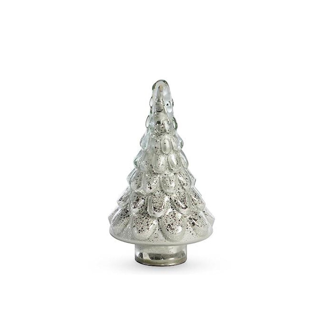 Icy Glass Tabletop Fir Tree Medium