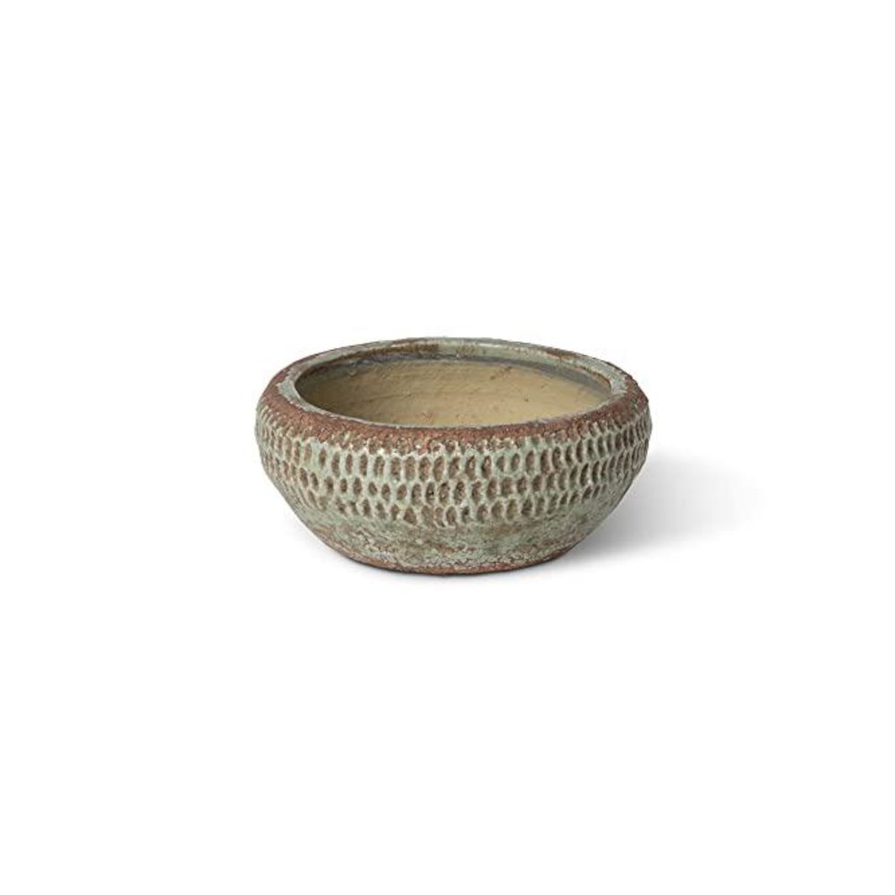 Yuma Pattern Low Ceramic Bowl, Small