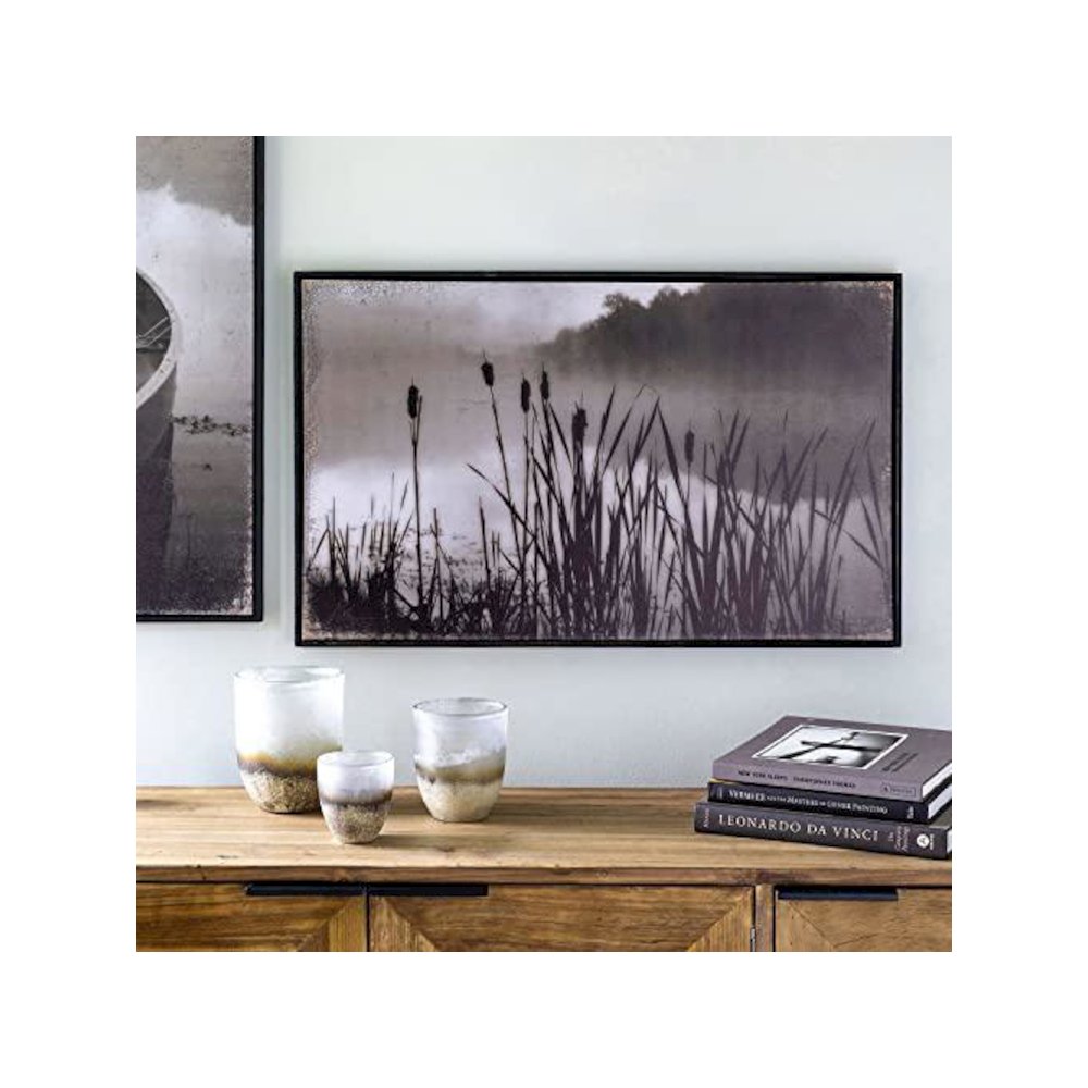 Framed Cattail Print