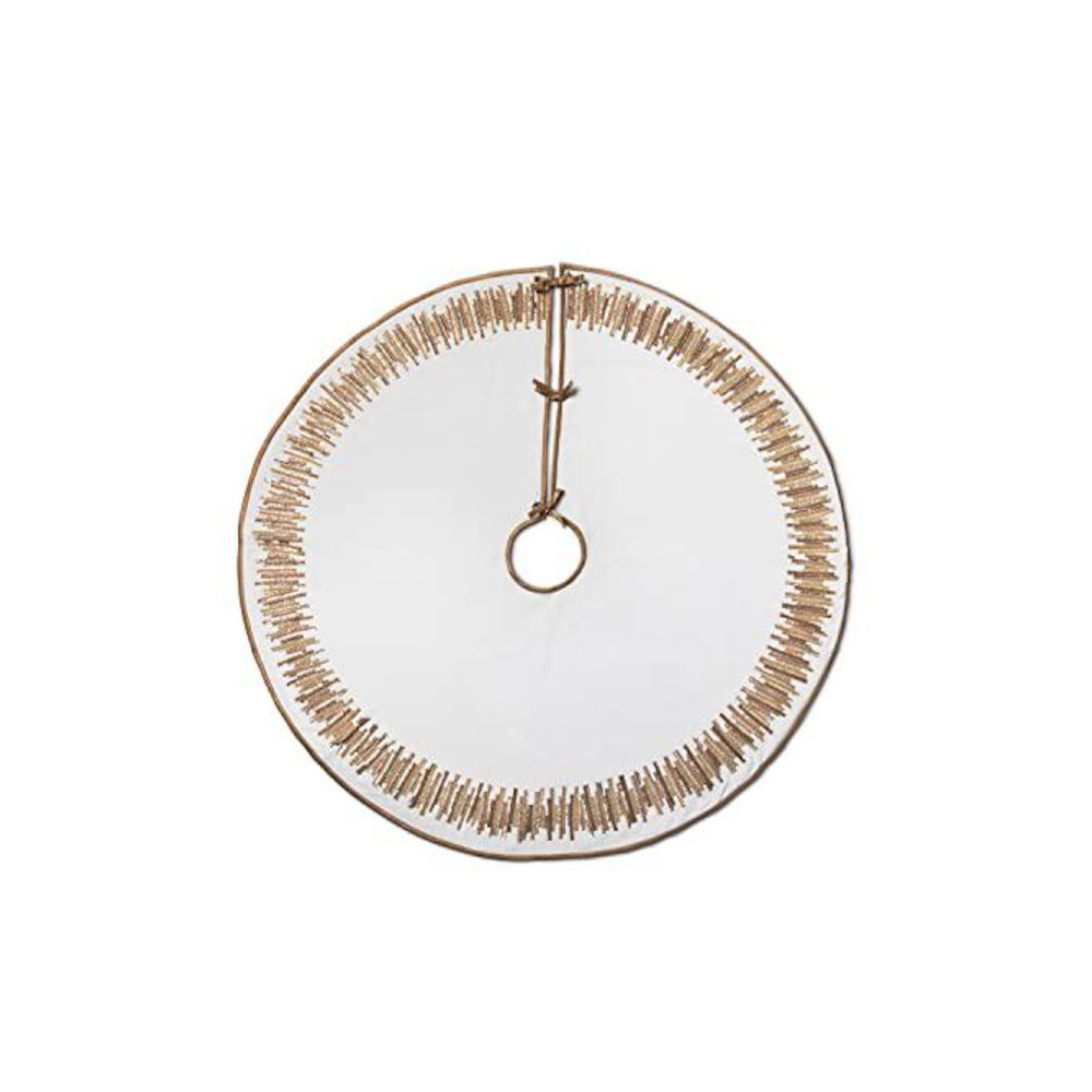 Golden Splendor Velvet Tree Skirt