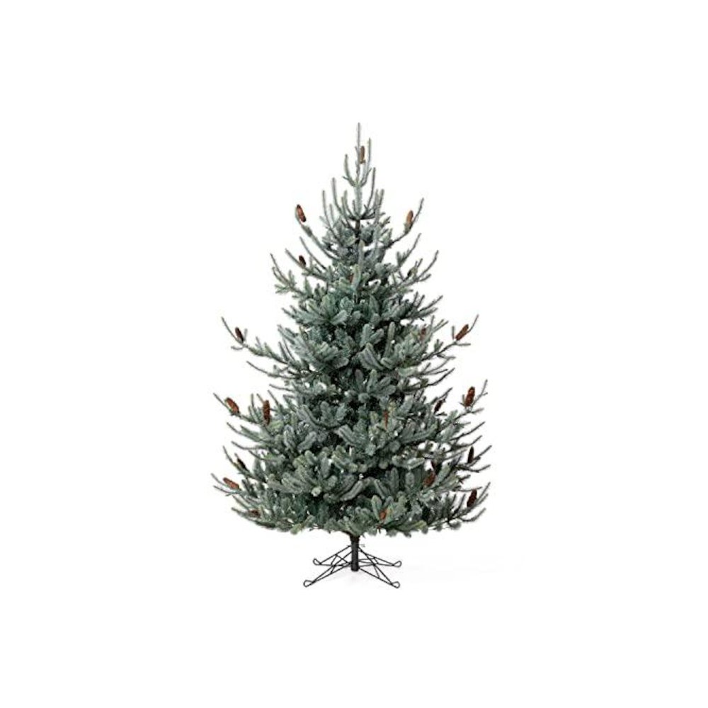 Blue Spruce Christmas Tree, 7.5' Clear and Multi Lights