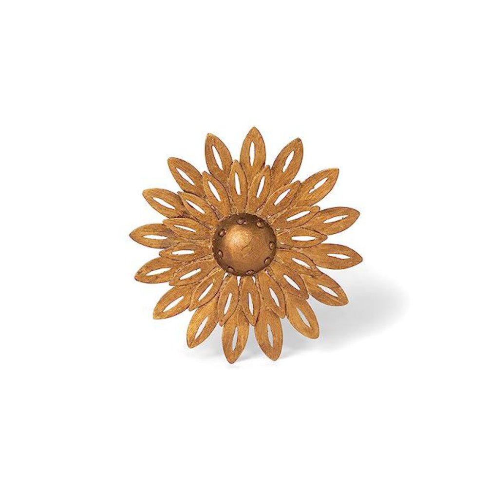 Aged Copper Wall Dahlia, Small