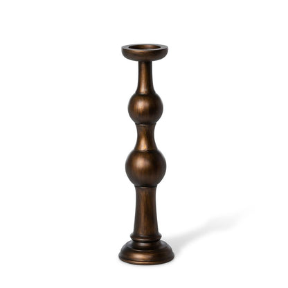 Manor Hearth Wood Candle Holder Medium