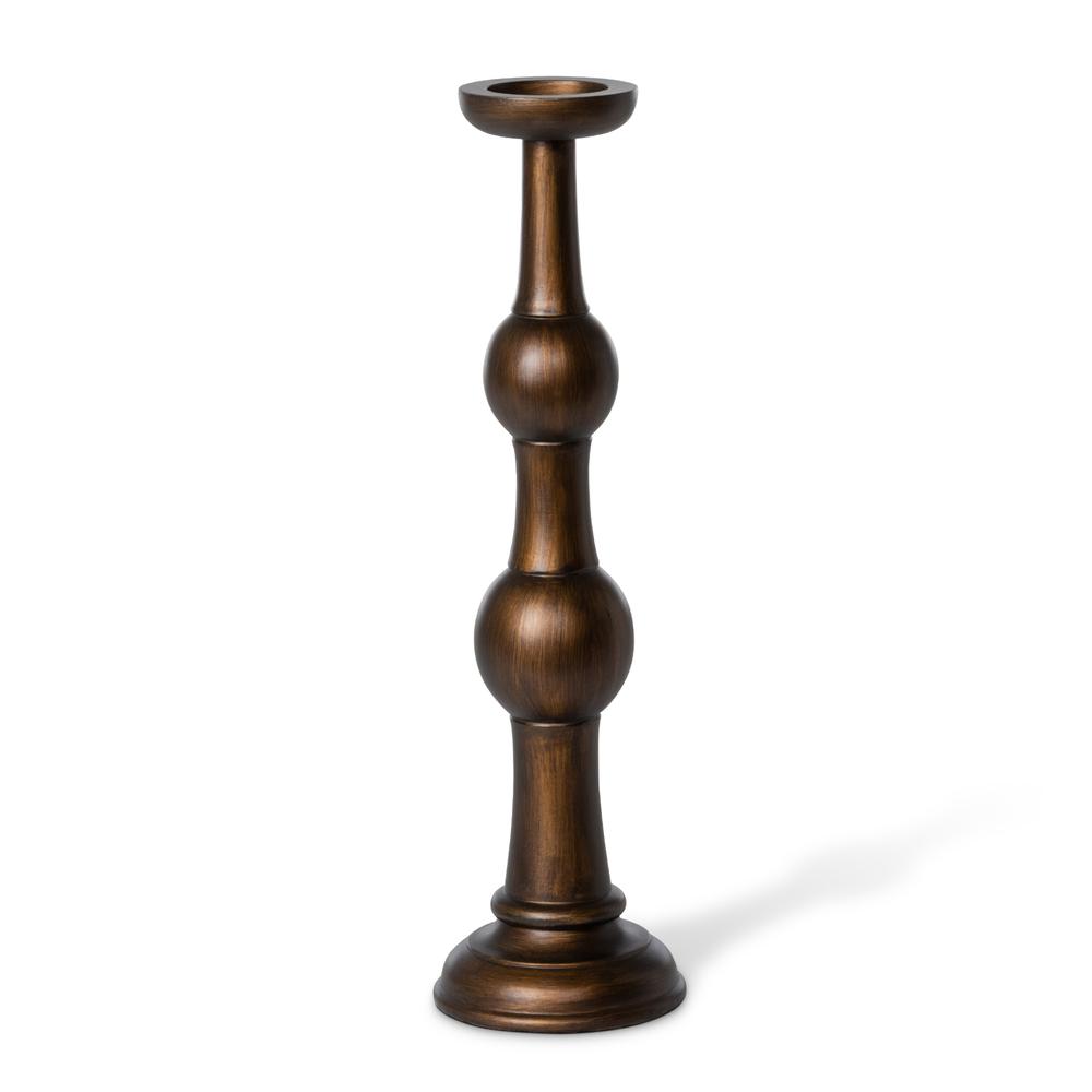 Manor Hearth Wood Candle Holder Large