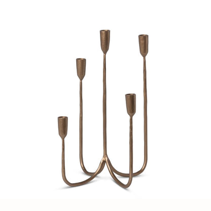 Forged Iron Candelabra, Short