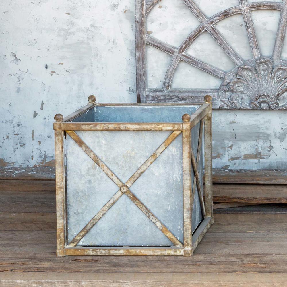 Small Metal Estate Planter