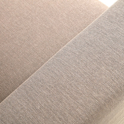2 Place Seating  Brown Compressed Foam Sectional Sofa